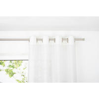 Ösenvorhang 2er Pack Dot weiß B/L: ca. 135x245 cm Dot - weiß (135,00/245,00cm)