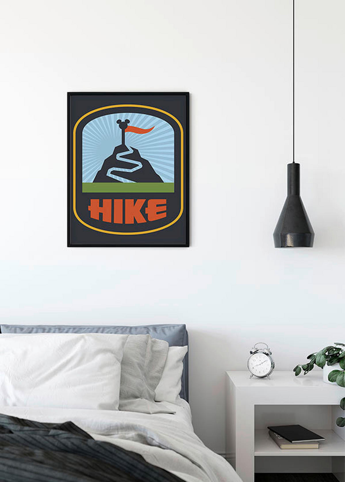 Komar Poster Mickey Mouse Hike Disney B/L: ca. 40x50 cm Mickey Mouse Hike - (40,00/50,00cm) - Komar