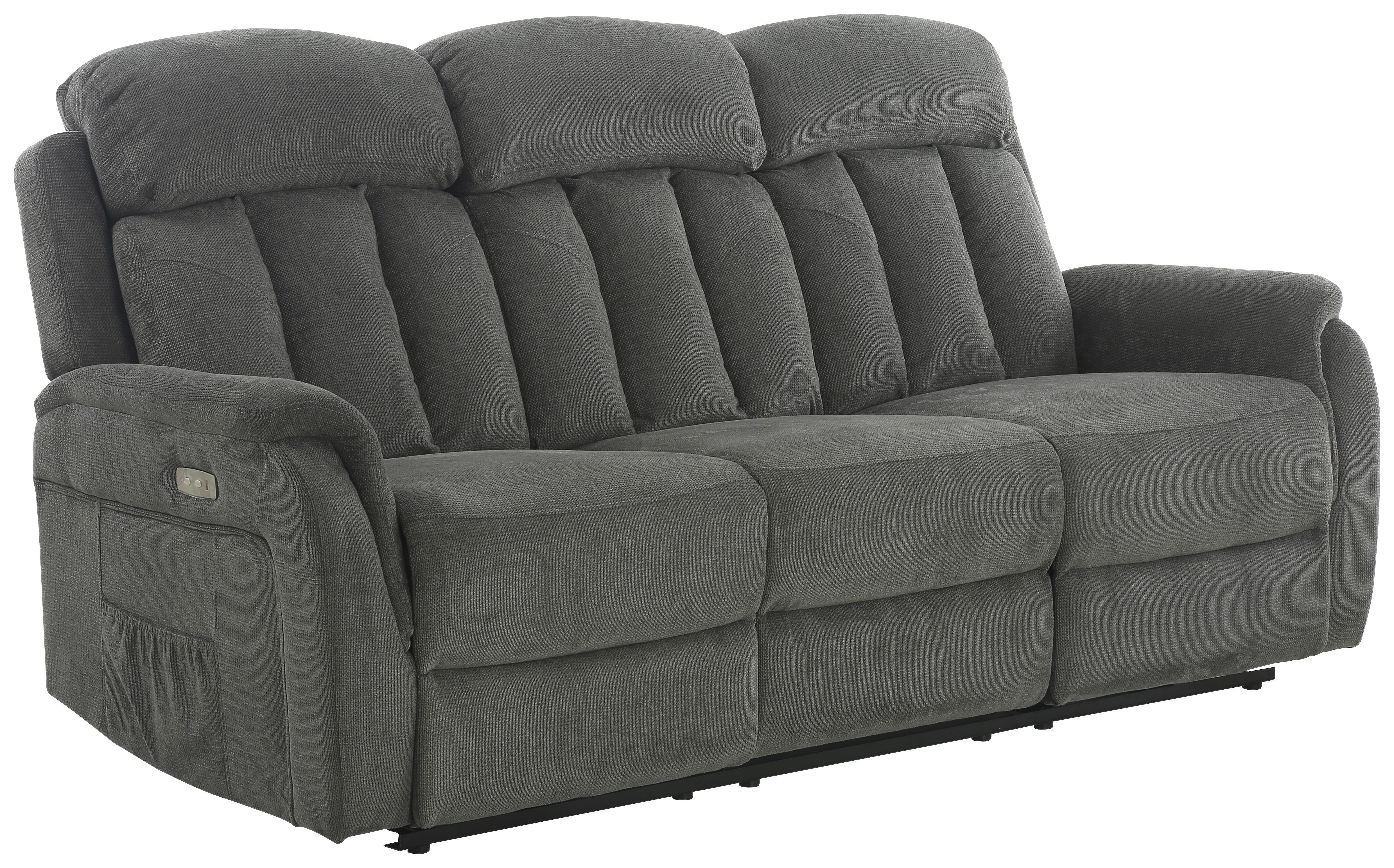 Thumbnail - Sofa FM-3216-3P braun Microfaser B/H/T: ca. 200x100x95 cm