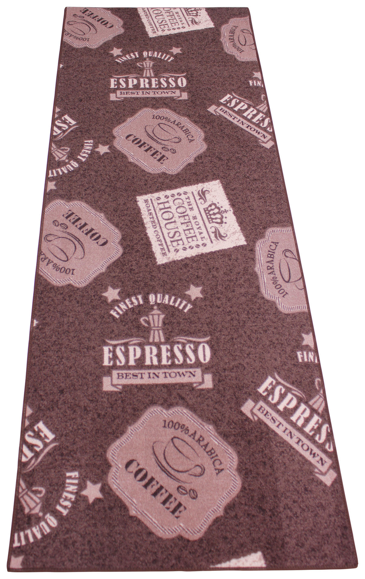 Küchenläufer Coffe Patterns braun B/L: ca. 67x180 cm Coffe Patterns - braun (67,00/180,00cm)