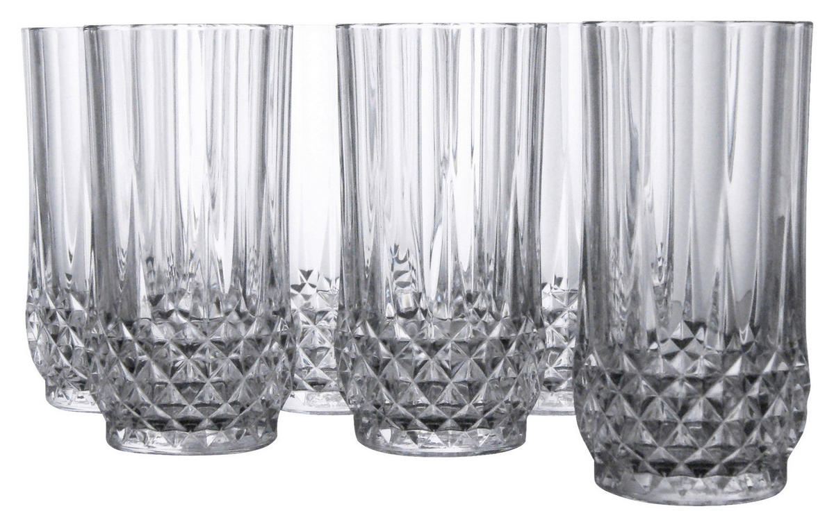 CreaTable Longdrinkbecher Longchamp ECLAT transparent Longchamp ECLAT - transparent - CreaTable