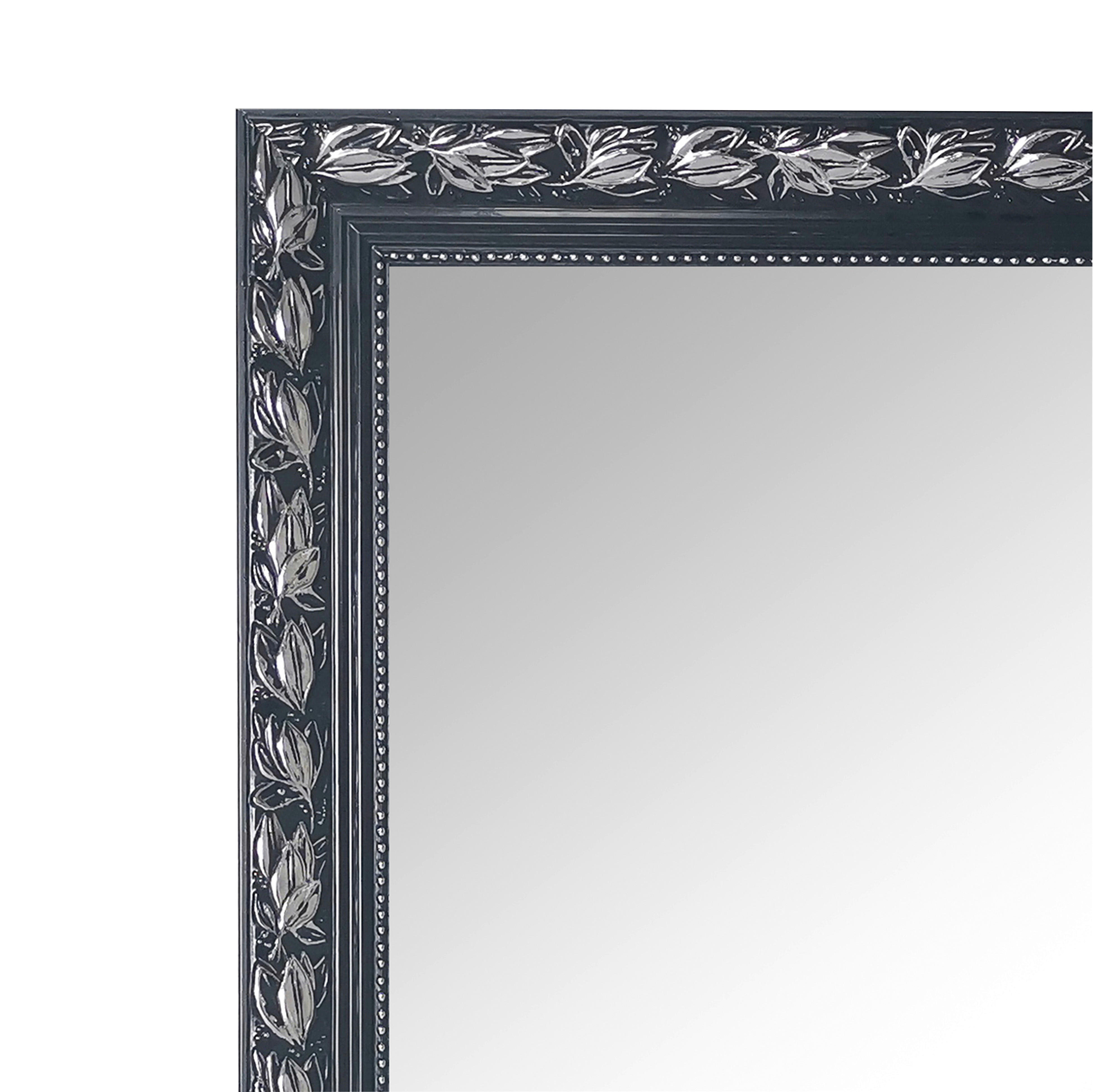 Rahmenspiegel Sonja schwarz Optik silber Optik B/H: ca. 70x170 cm Sonja - schwarz/silber (70,00/170,00cm)