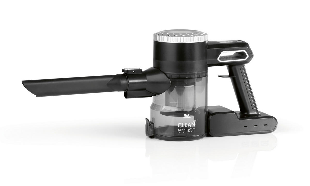 Handstaubsauger schwarz silber Metall Kunststoff B/H/L: ca. 12x113x33 cm Akku-Hand-/u.Bodenstaubsauger - schwarz/silber (33,00/12,00/113,00cm)