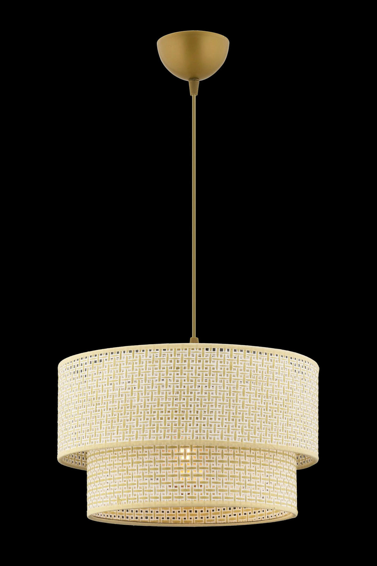 Opviq Pendelleuchte Echo creme Baumwolle B/H/T/L/D: ca. 30x65x30x30x30 cm E27 1 Brennstellen Echo - creme (30,00/30,00/65,00cm) - Opviq