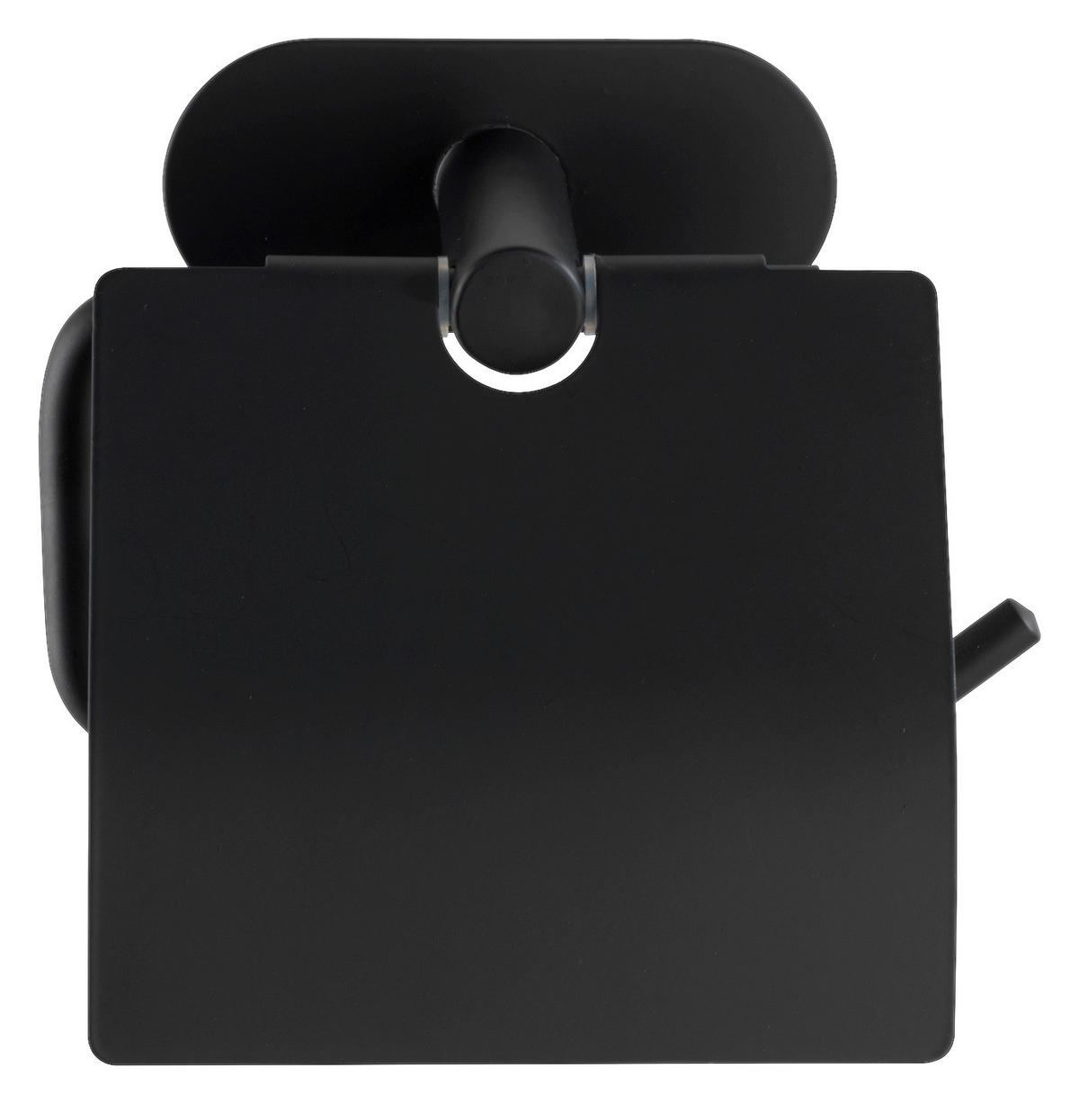 Toilettenpapierhalter schwarz Edelstahl B/H/T: ca. 14x12,5x7 cm Toilettenpapierhalter_Orea_Black - schwarz (14,00/12,50/7,00cm) - Turbo-Loc