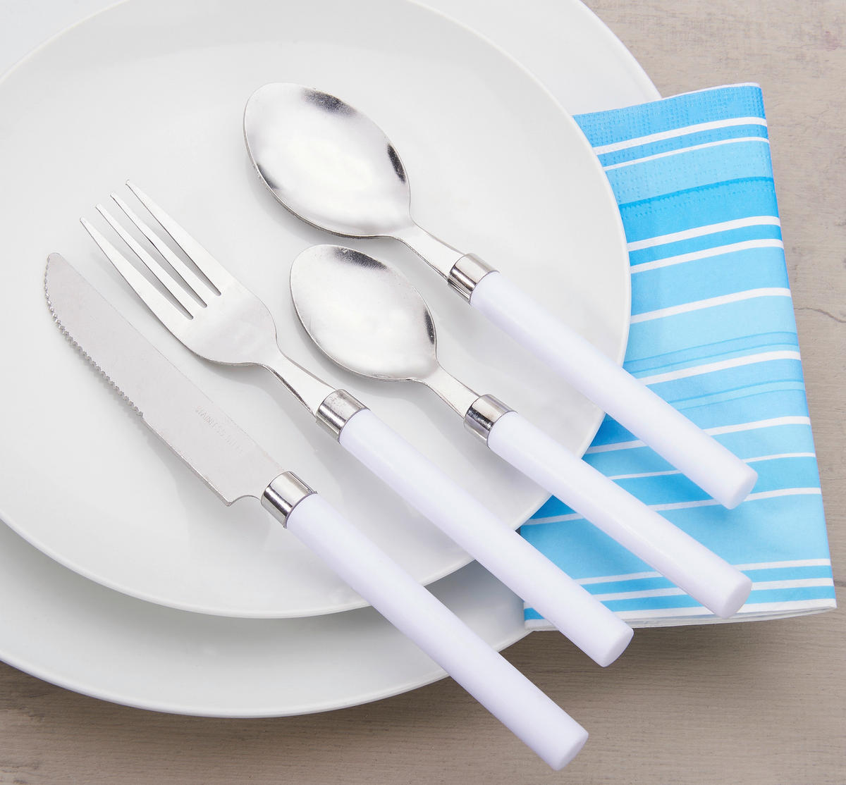 POCOline Besteckset sortiert Edelstahl 16 tlg. Besteckset_Spring_16tlg. - sortiert - POCOline