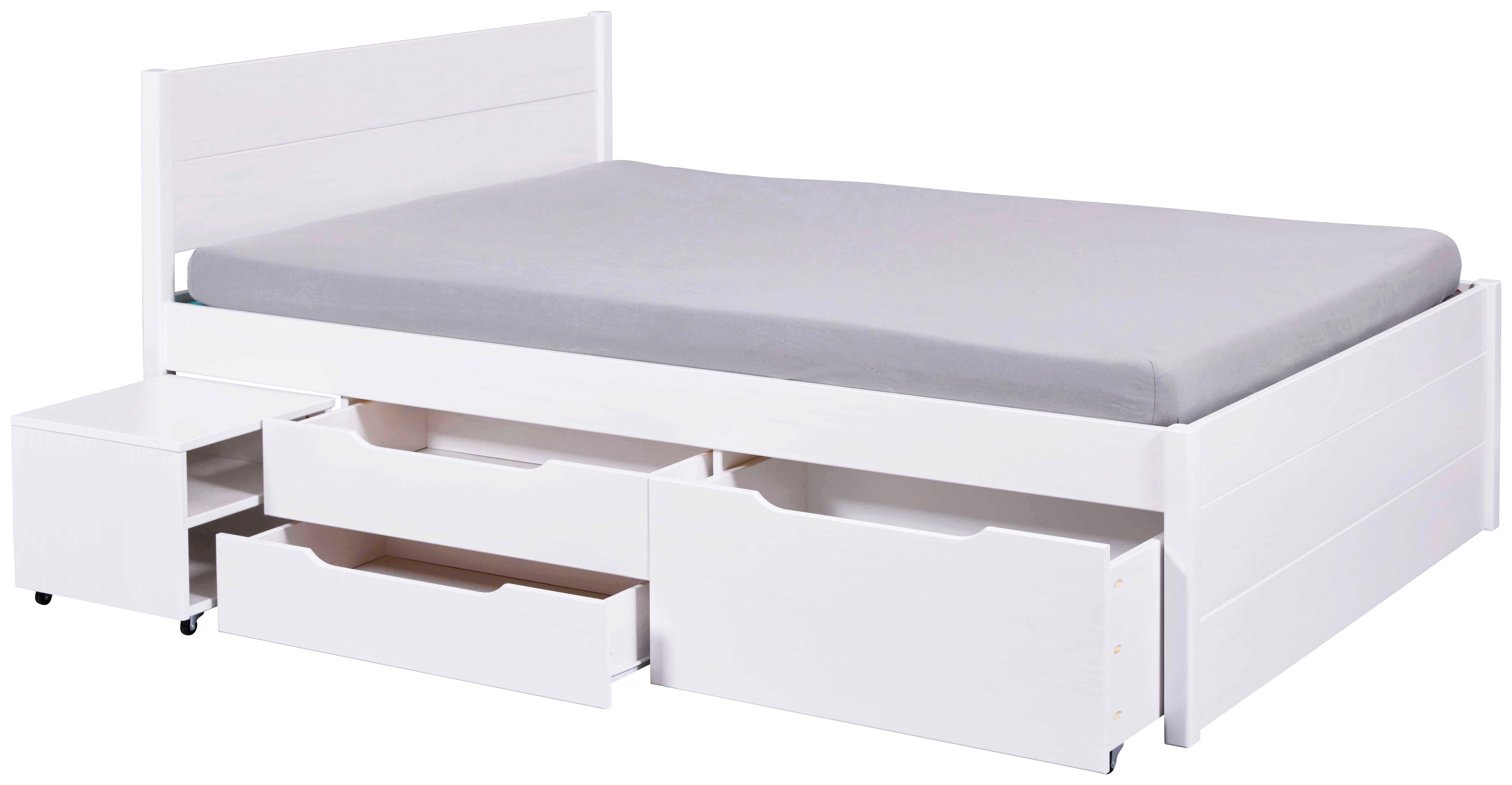 Funktionsbett Efetivo weiß Efetivo - weiß (209,00/166,00/90,00cm) - Inter Link