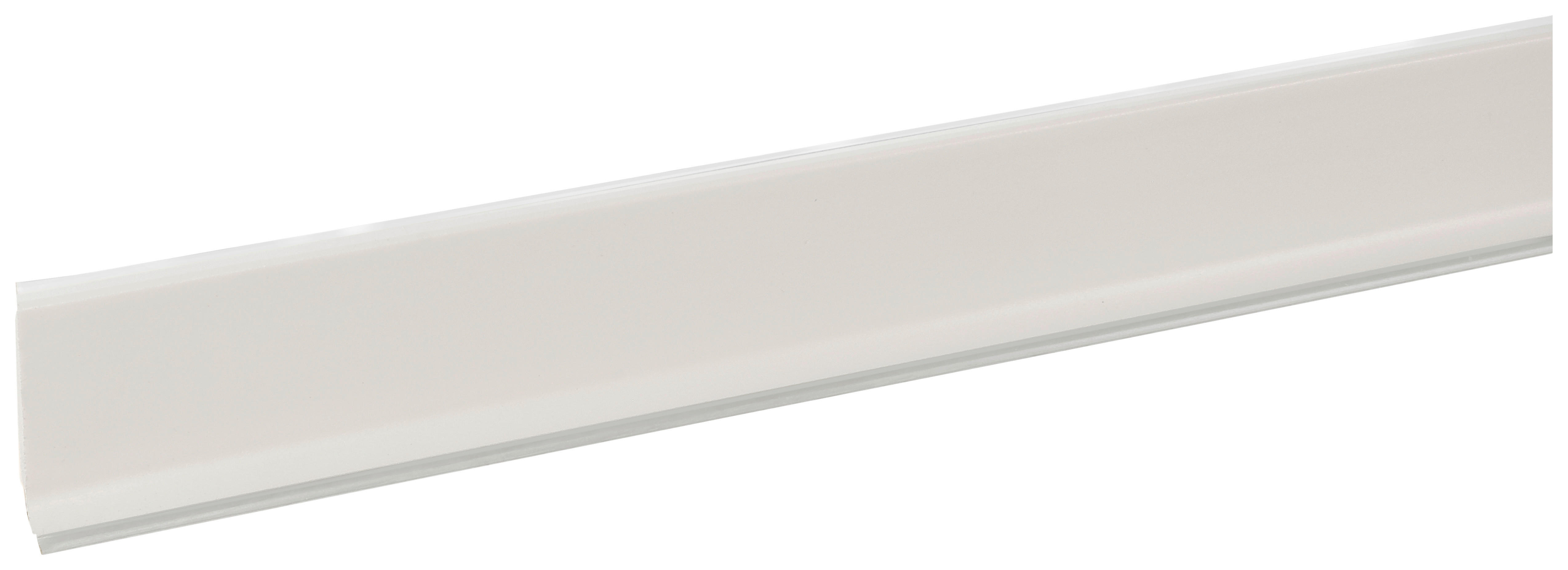 Sockelleiste L/B/H: ca. 250x1,28x6 cm pro Stück Sockelleiste Kern 60mm weiß - (250,00/1,28/6,00cm)