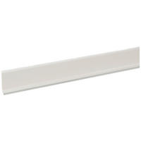 Sockelleiste L/B/H: ca. 250x1,28x6 cm pro Stück Sockelleiste Kern 60mm weiß - (250,00/1,28/6,00cm)