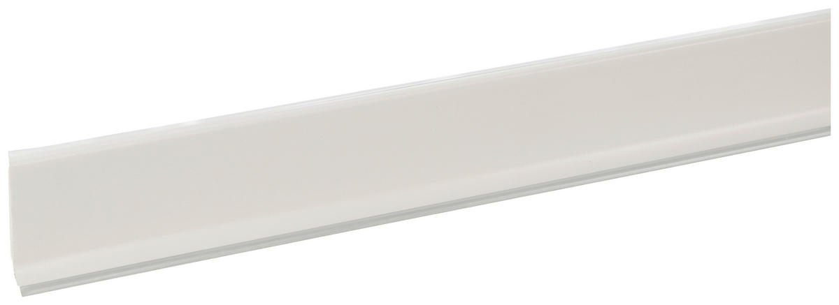 Sockelleiste L/B/H: ca. 250x1,28x6 cm pro Stück Sockelleiste Kern 60mm weiß - (250,00/1,28/6,00cm)