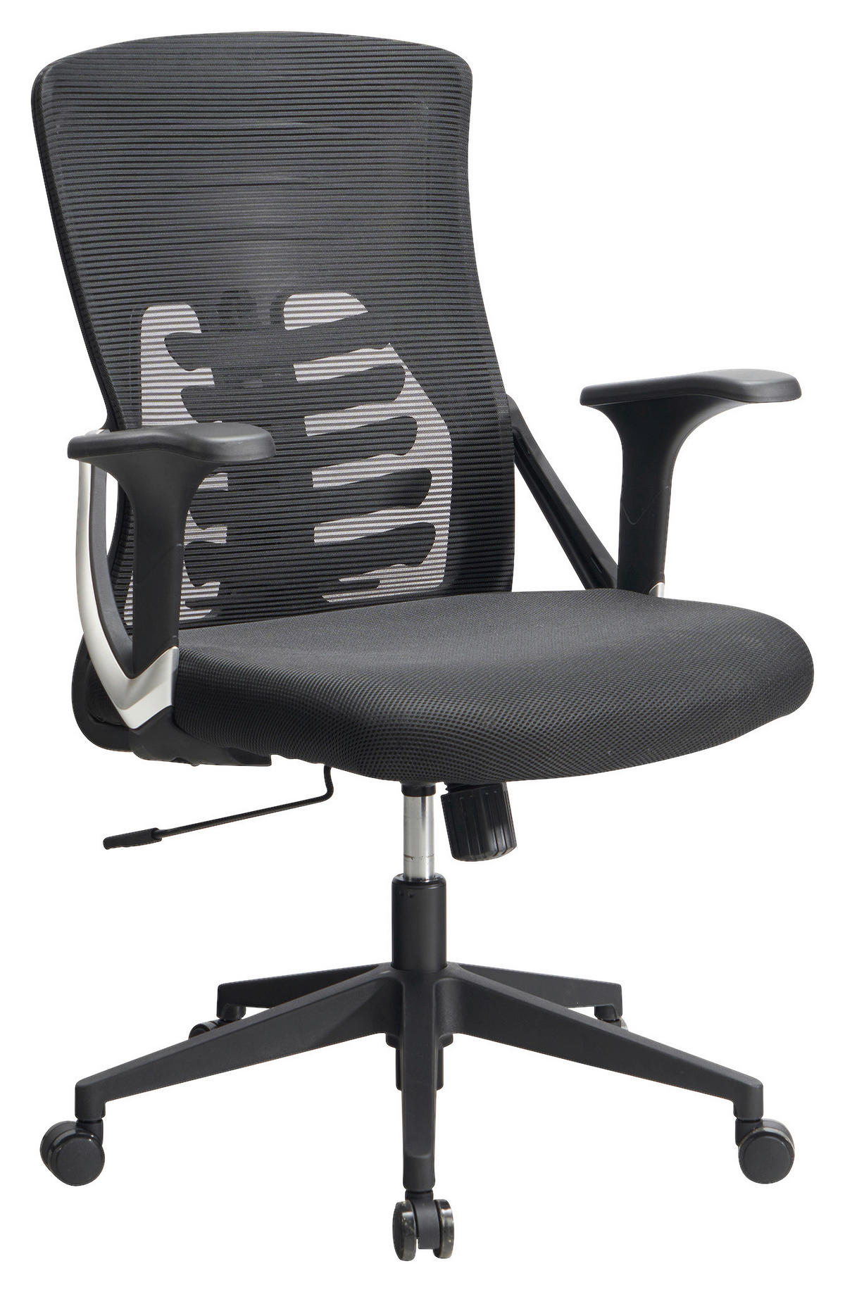 Drehstuhl schwarz Bürostuhl - schwarz (65,00/104,00/65,00cm) - Amstyle