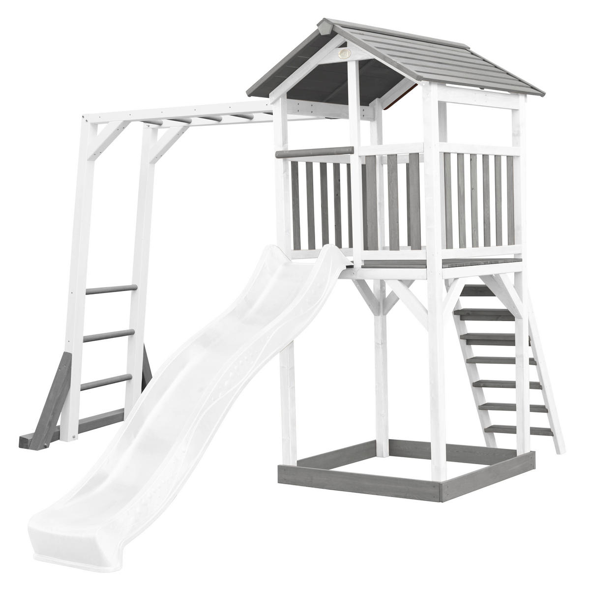 AXI Spielturm Beach Tower weiß B/H/L: ca. 270x242x349 cm Beach Tower - weiß/grau (349,00/270,00/242,00cm) - AXI