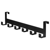 Türgarderobe Hook 6 anthrazit pulverbeschichtet Metall B/H/T: ca. 40x8x5 cm Hook 6 - anthrazit (40,00/8,00/5,00cm)