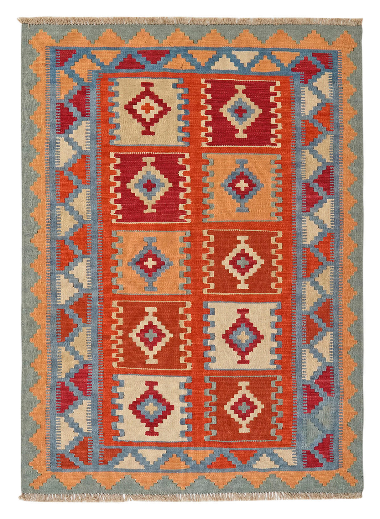 PersaTepp Teppich Kelim Gashgai multicolor B/L: ca. 115x155 cm günstig online kaufen