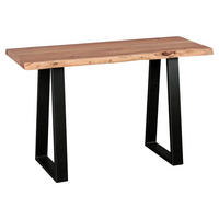Konsolentisch natur schwarz Akazie B/H/T: ca. 120x75x45 cm Konsolentisch - natur/schwarz (120,00/75,00/45,00cm) - Wohnling