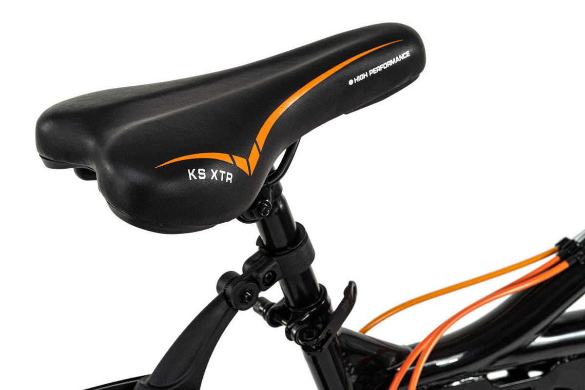 KS-Cycling Mountain-Bike Fully 26 Zoll Bliss 608M schwarz ca. 26 Zoll Bliss - orange/schwarz (47,00cm) - KS-Cycling