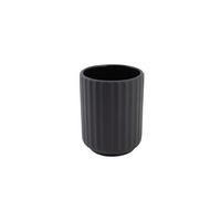 Zahnputzbecher anthrazit Keramik Zahnputzbecher_Saigon anthrazit - anthrazit - Axentia