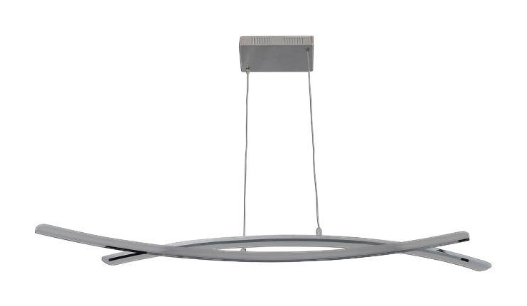 Näve Leuchten LED Pendelleuchte NV7063442 Theo - silber (32,00/72,00/120,00cm) - Näve Leuchten