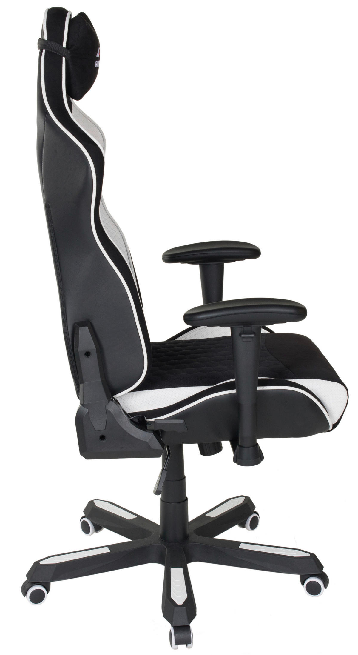 Gaming-Sessel Game-Rocker schwarz weiß Kunstleder Microfaser Game-Rocker - weiß/schwarz