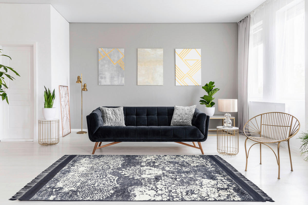360Living Teppich Dolce Vita violett B/L: ca. 120x170 cm Dolce Vita - violett (120,00/170,00cm) - 360Living
