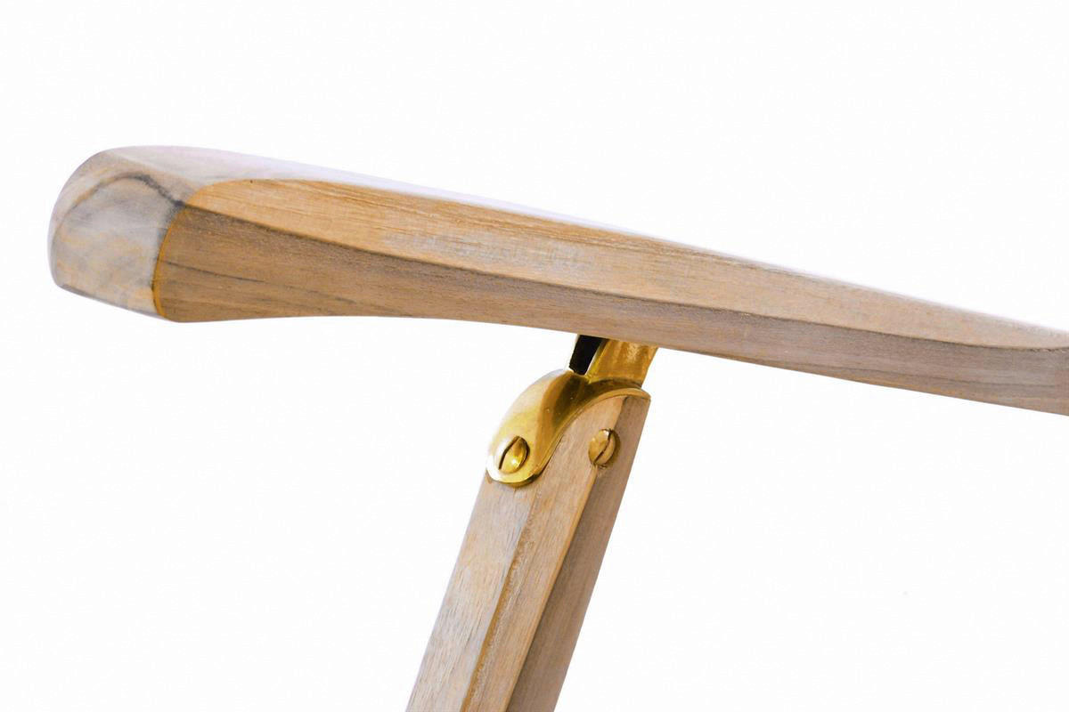 VCM Gartenliege anthrazit Teakholz B/H/L: ca. 60x90x160 cm Liegestuhl mit abnehmbaren Fußteil - anthrazit (160,00/60,00/90,00cm) - VCM