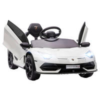 HOMCOM Kinderauto weiß B/H/L: ca. 63x107,5x42 cm Kinderfahrzeug - weiß (42,00/63,00/107,50cm) - HOMCOM