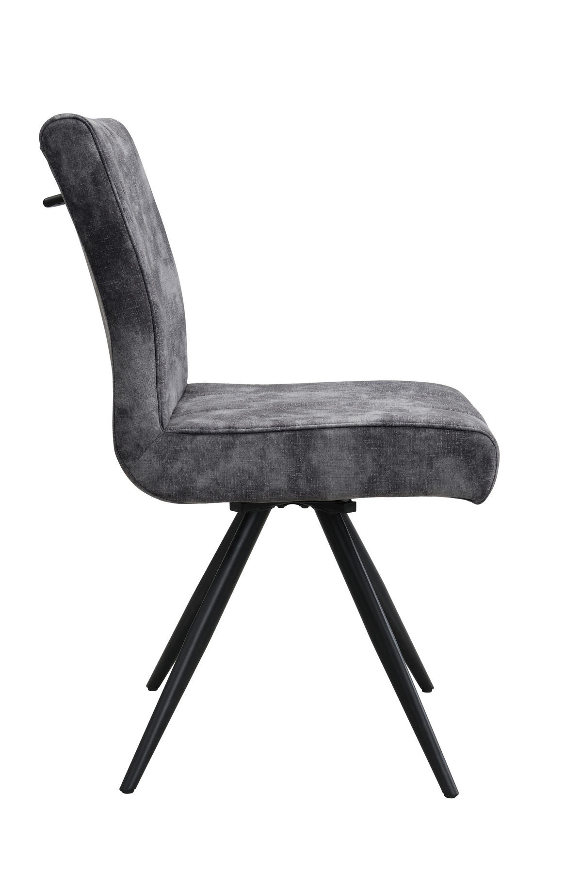 Drehstuhl Porto anthrazit Microfaser B/H/T: ca. 58x94x60 cm Porto - schwarz/anthrazit (58,00/94,00/60,00cm)