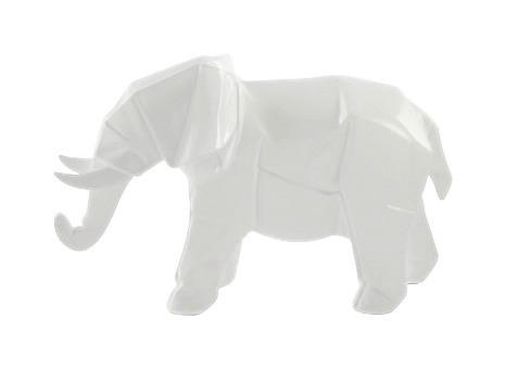 Kayoom Skulptur Elephant 120 weiß Kunststoff B/H/T: ca. 15x21x33 cm Elephant 120 - weiß (15,00/21,00/33,00cm)