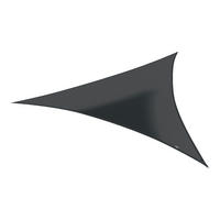 PLATINUM Sonnensegel Coolfit schwarz Polyethylen B/H/L: ca. 500x1x500 cm Coolfit - schwarz (500,00/500,00/1,00cm) - PLATINUM