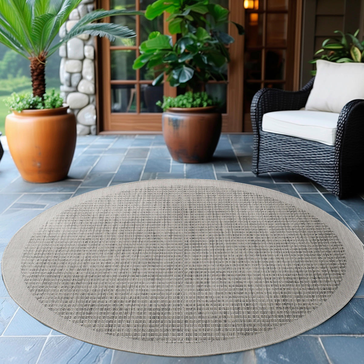 Ayyildiz Teppich GIZA grau D: ca. 200 cm GIZA - grau (200,00cm) - Ayyildiz