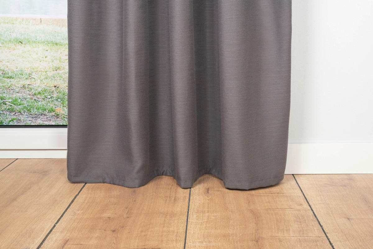 Kombivorhang 2er Pack Balance grau B/L: ca. 135x245 cm Balance - grau (135,00/245,00cm)
