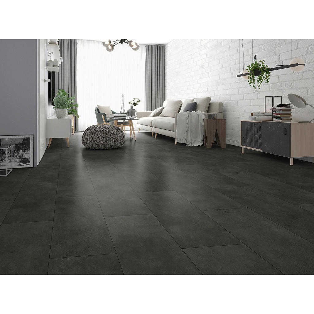 Thumbnail - Click-Vinylboden Eiche dunkel ca. 2,373 m² im Paket B/L: ca. 31x63,8 cm pro Paket