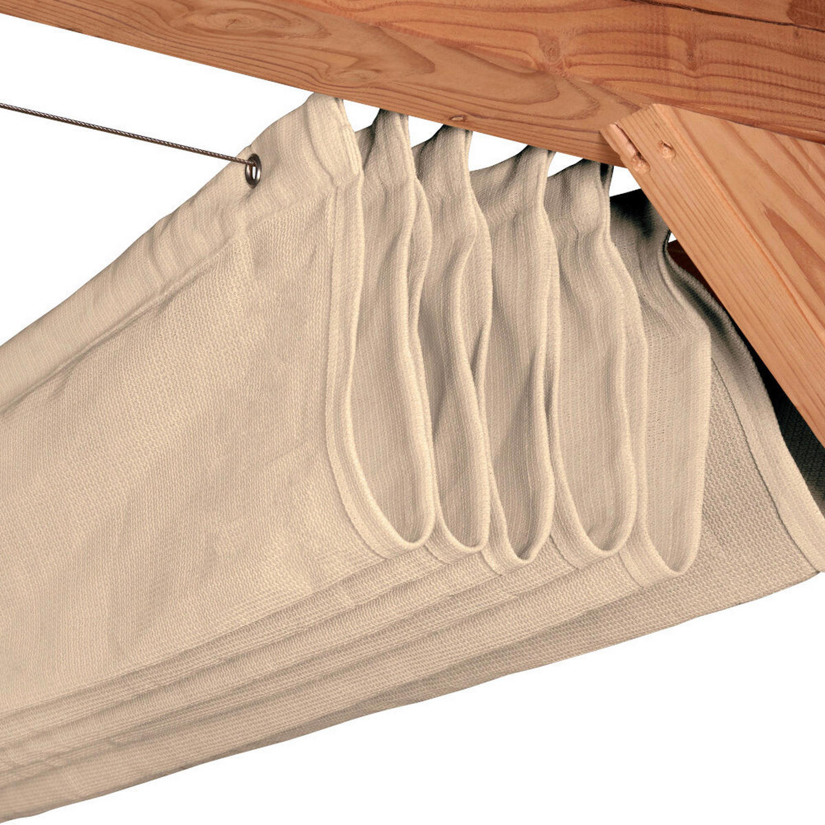 PLATINUM Faltsonnensegel Coolfit altweiß Polyethylen B/H/L: ca. 500x1x290 cm Coolfit - altweiß (290,00/500,00/1,00cm) - PLATINUM