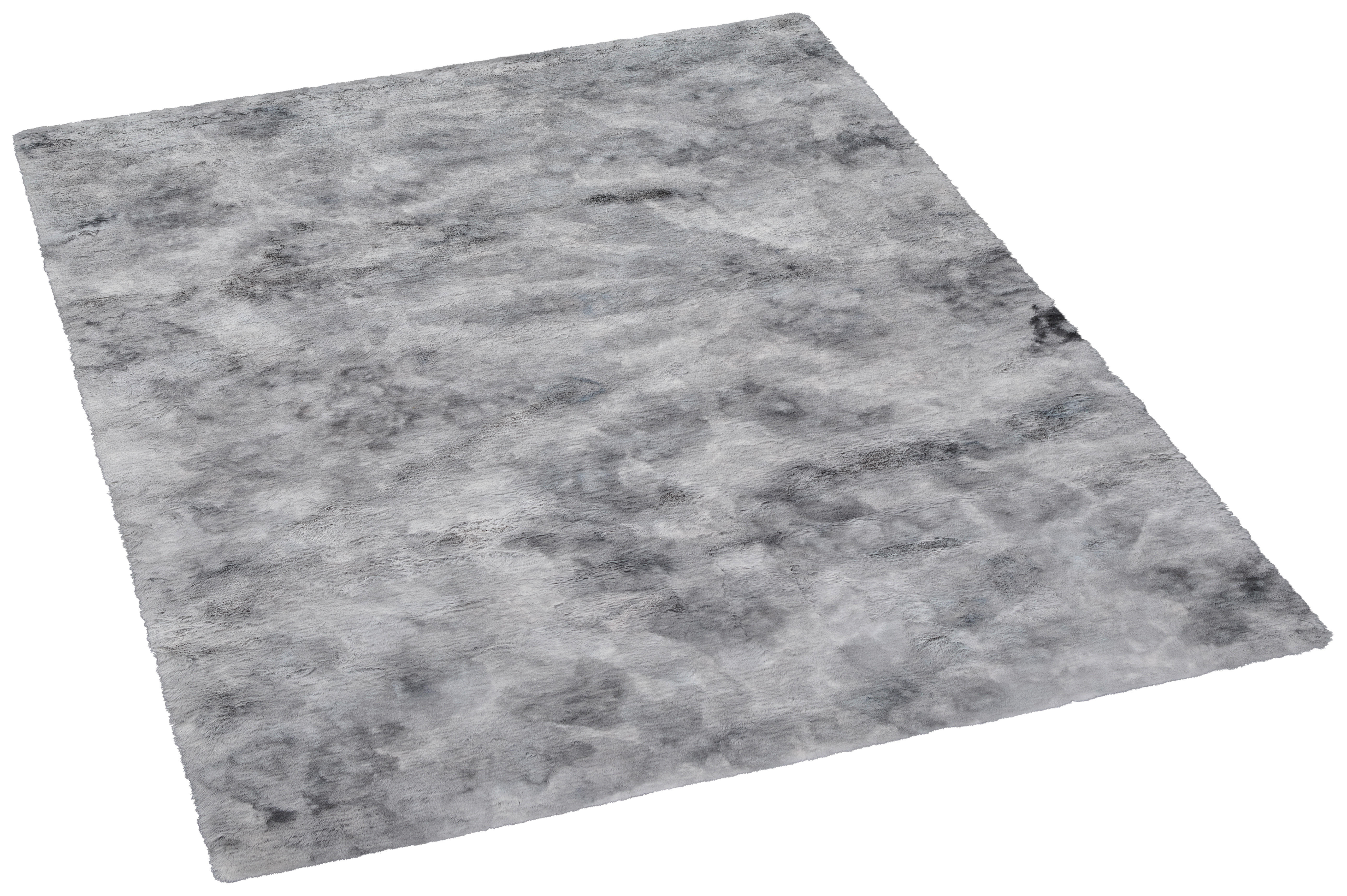 Thumbnail - Fellimitat Moyo Batik grau B/L: ca. 120x160 cm