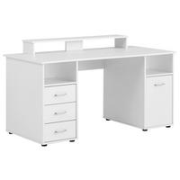 Schreibtisch Niels perlweiß Optik B/H/T: ca. 150x86,7x70 cm Niels - (150,00/86,70/70,00cm) - Möbelpartner