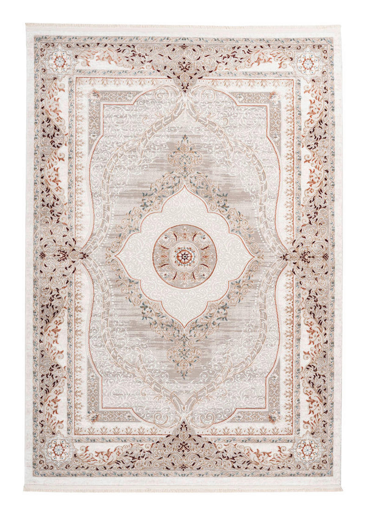 360Living Teppich Akropolis grau B/L: ca. 160x230 cm Akropolis - rosa/grau (160,00/230,00cm) - 360Living