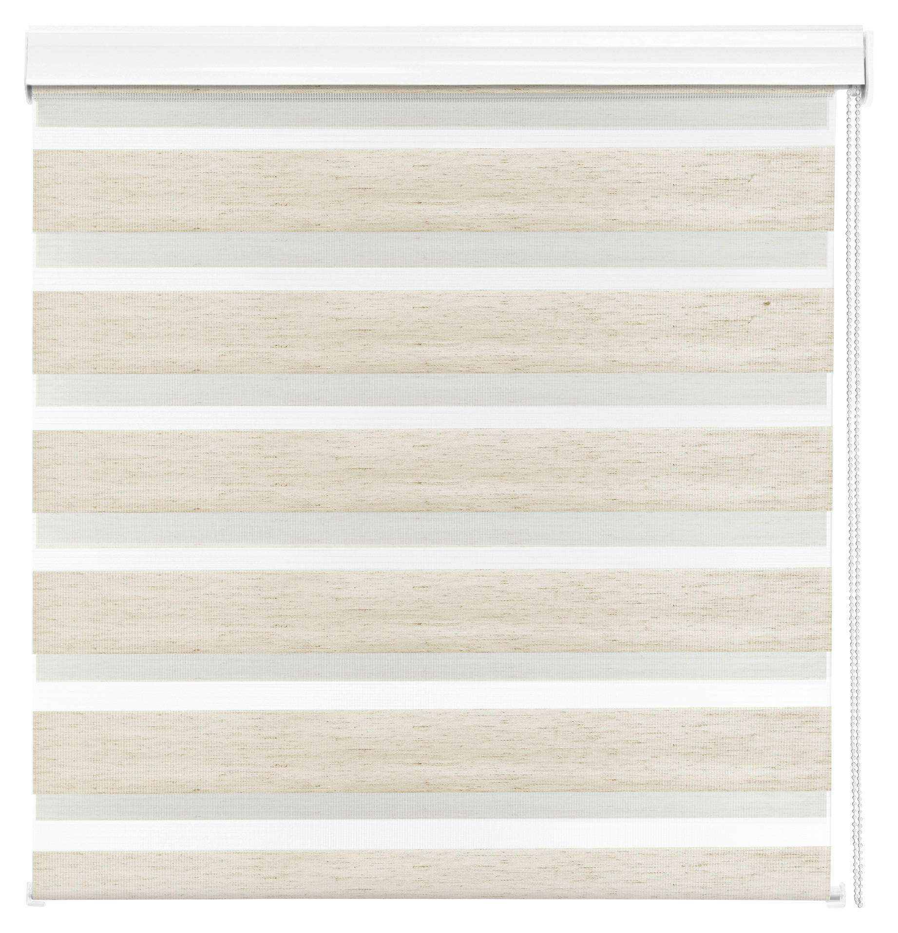 Thumbnail - POCOline Doppelrollo mit Blende Easy-Fix natur B/L: ca. 60x160 cm