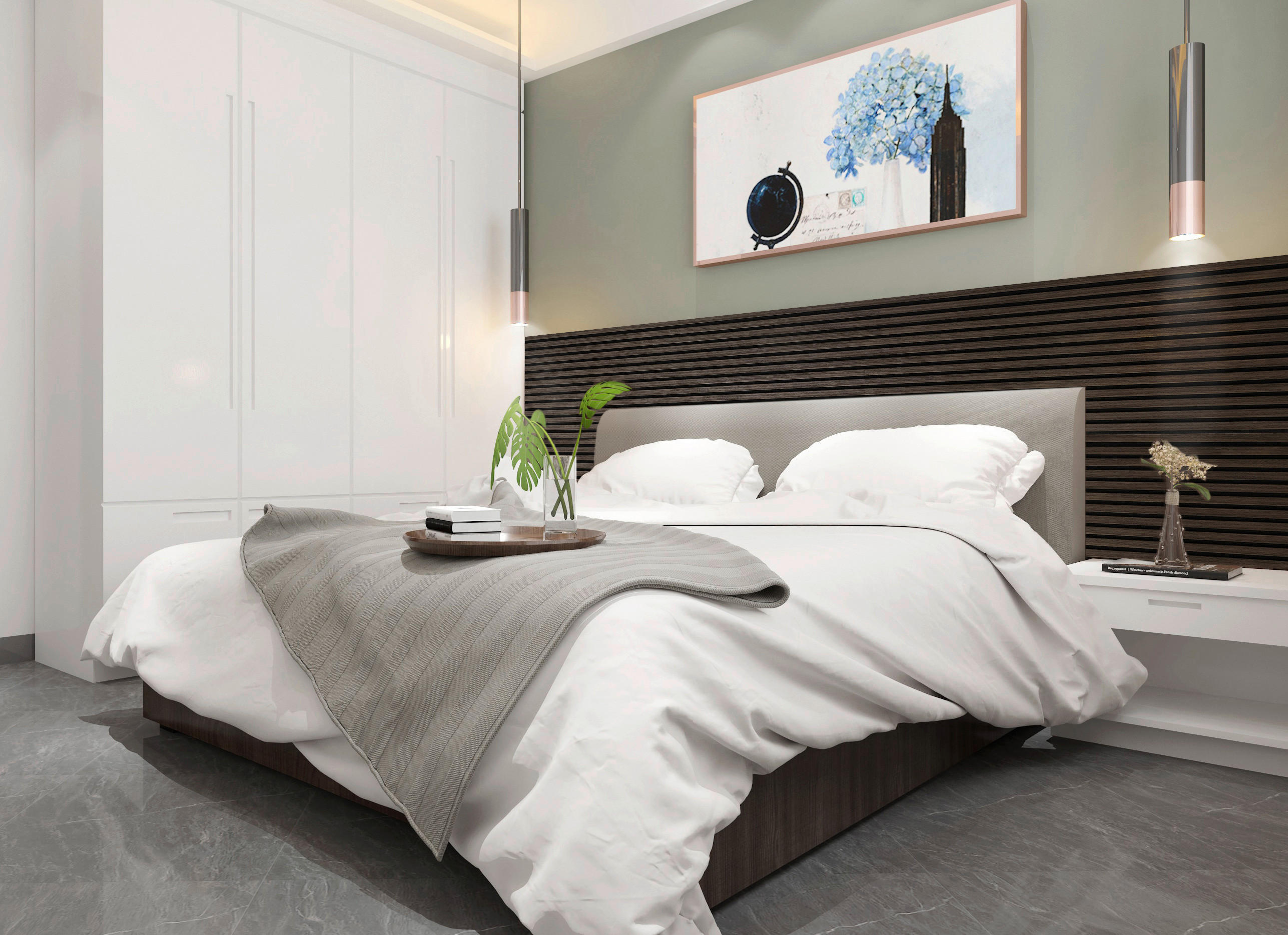 Thumbnail - Akustikpaneel nussbaum L/B/H: ca. 1,9x56,1x240 cm pro Stück