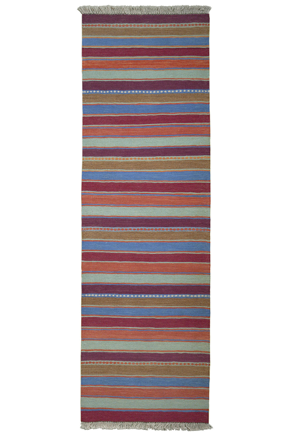 Teppich multicolor B/L: ca. 62x202 cm Teppich Kelim Gashgai - multicolor (62,00/202,00cm)