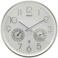 Mebus Wanduhr weiß D: ca. 30 cm Wanduhr_Funk - weiß (30,00cm) - Mebus