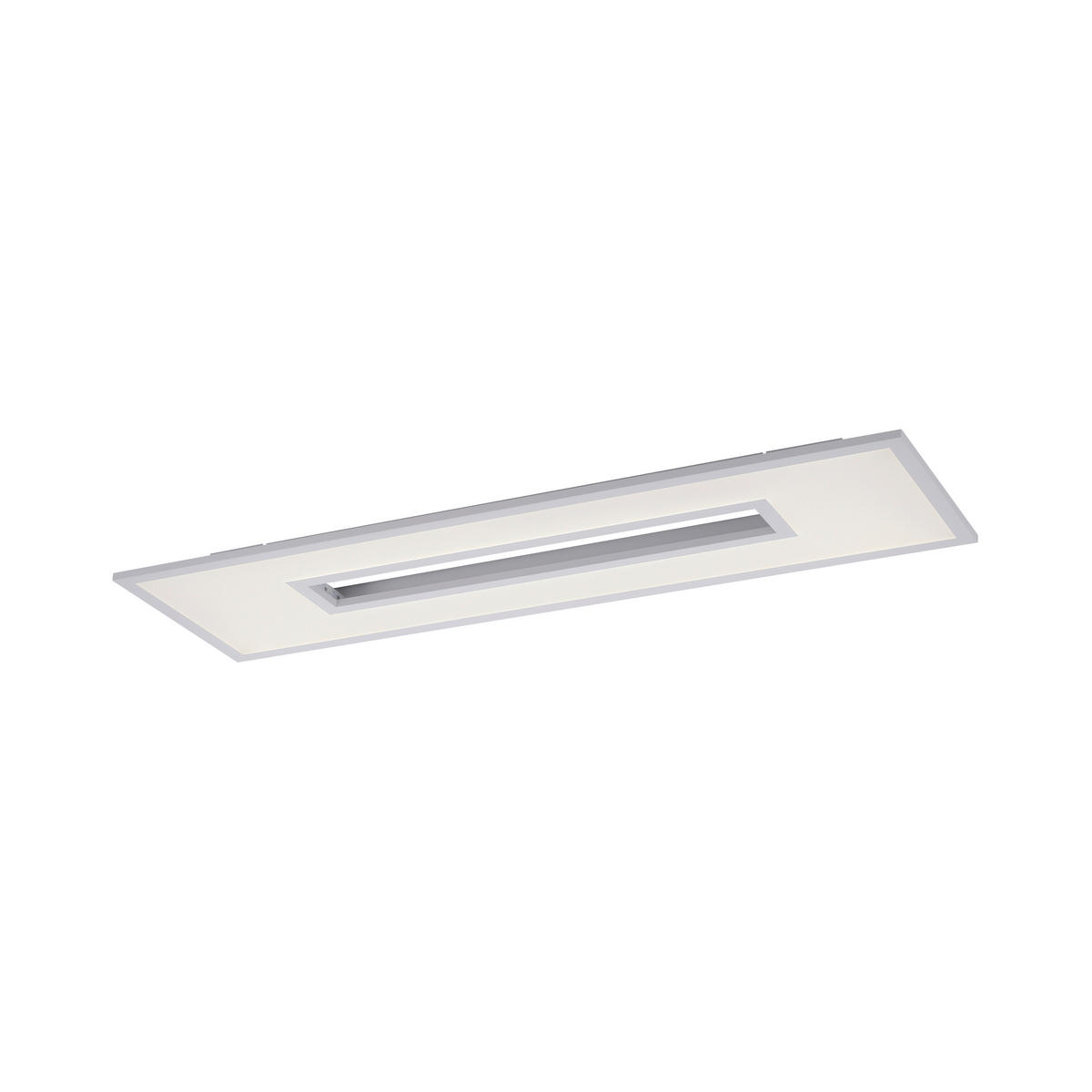 Just Light LED-Deckenleuchte RECESS 11647-16 weiß grau Kunststoff Metall B/H/T: ca. 30x5x100 cm 1 Brennstellen RECESS - weiß/grau (30,00/5,00/100,00cm) - Just Light