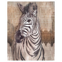 Komar Fototapete Zebra Tiere B/L: ca. 200x250 cm Zebra - (200,00/250,00cm) - Komar