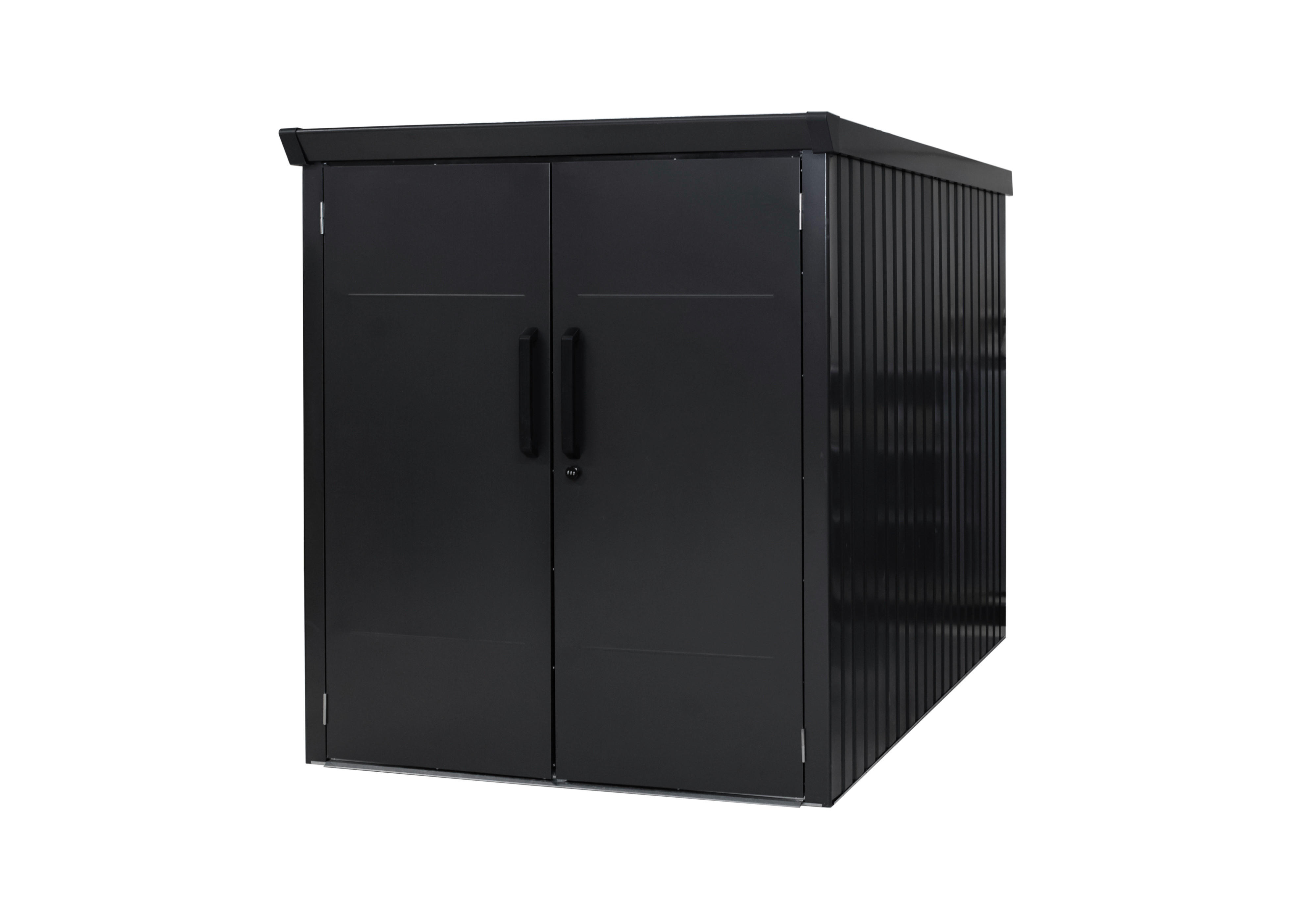 Westmann Fahrradgarage Velos schwarz B/H/L: ca. 133x151x222 cm Velos - schwarz (222,00/133,00/151,00cm) - Westmann