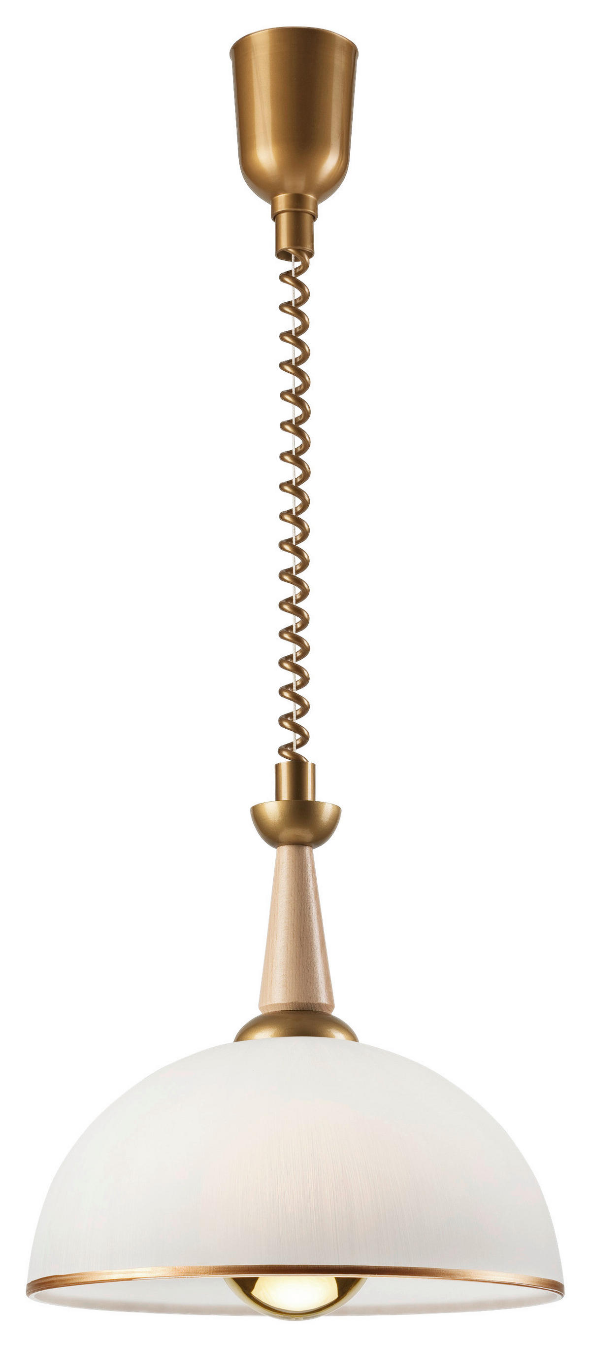 Lamkur Deckenleuchte gold Glas B/H/L: ca. 64x30x64 cm E27 1 Brennstellen CHIARA - gold (64,00/64,00/30,00cm) - Lamkur