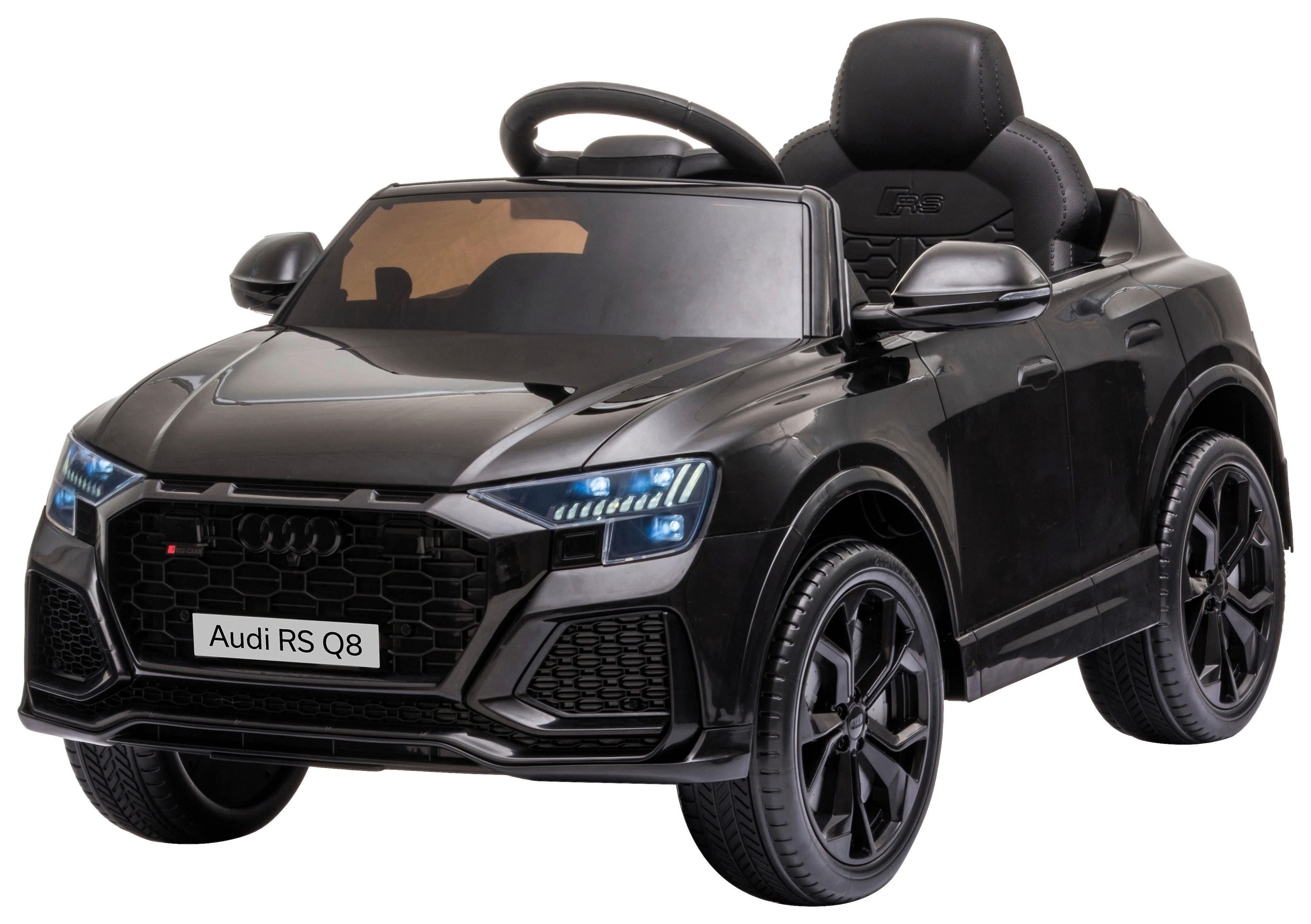 Spielzeug-Elektroauto Audi RS Q8 schwarz Audi RS Q8 - schwarz