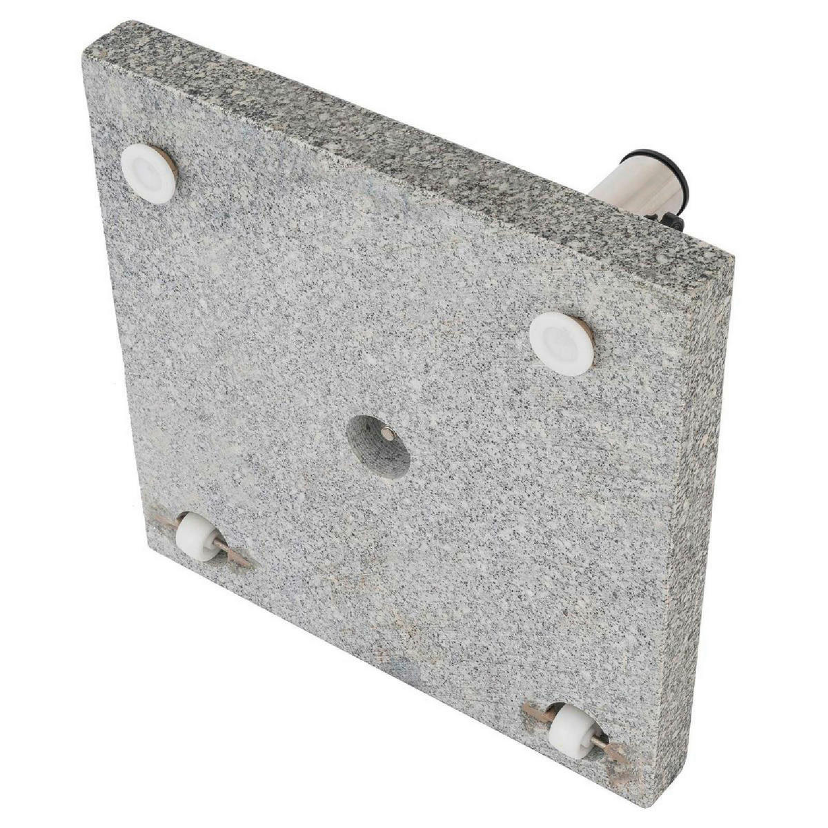 VCM Schirmständer grau Granit B/H/L: ca. 45x6x45 cm Schirmständer - grau (45,00/45,00/6,00cm) - VCM