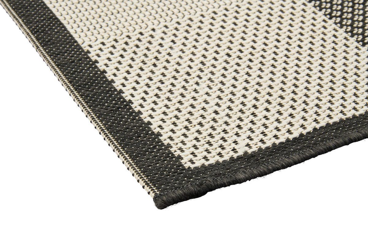 In-/Outdoor-Teppich Ambiente schwarz B/L: ca. 120x170 cm Ambiente - schwarz (120,00/170,00cm)
