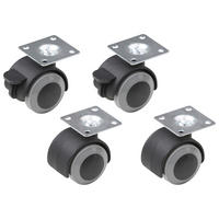METAFRANC Doppelrollenset 4 tlg. Doppelrollenset_weich_4Stck. 40mm - METAFRANC
