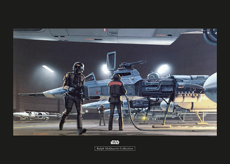 Komar Poster Star Wars Classic RMQ Yavin Y-Wing Star Wars B/L: ca. 70x50 cm günstig online kaufen