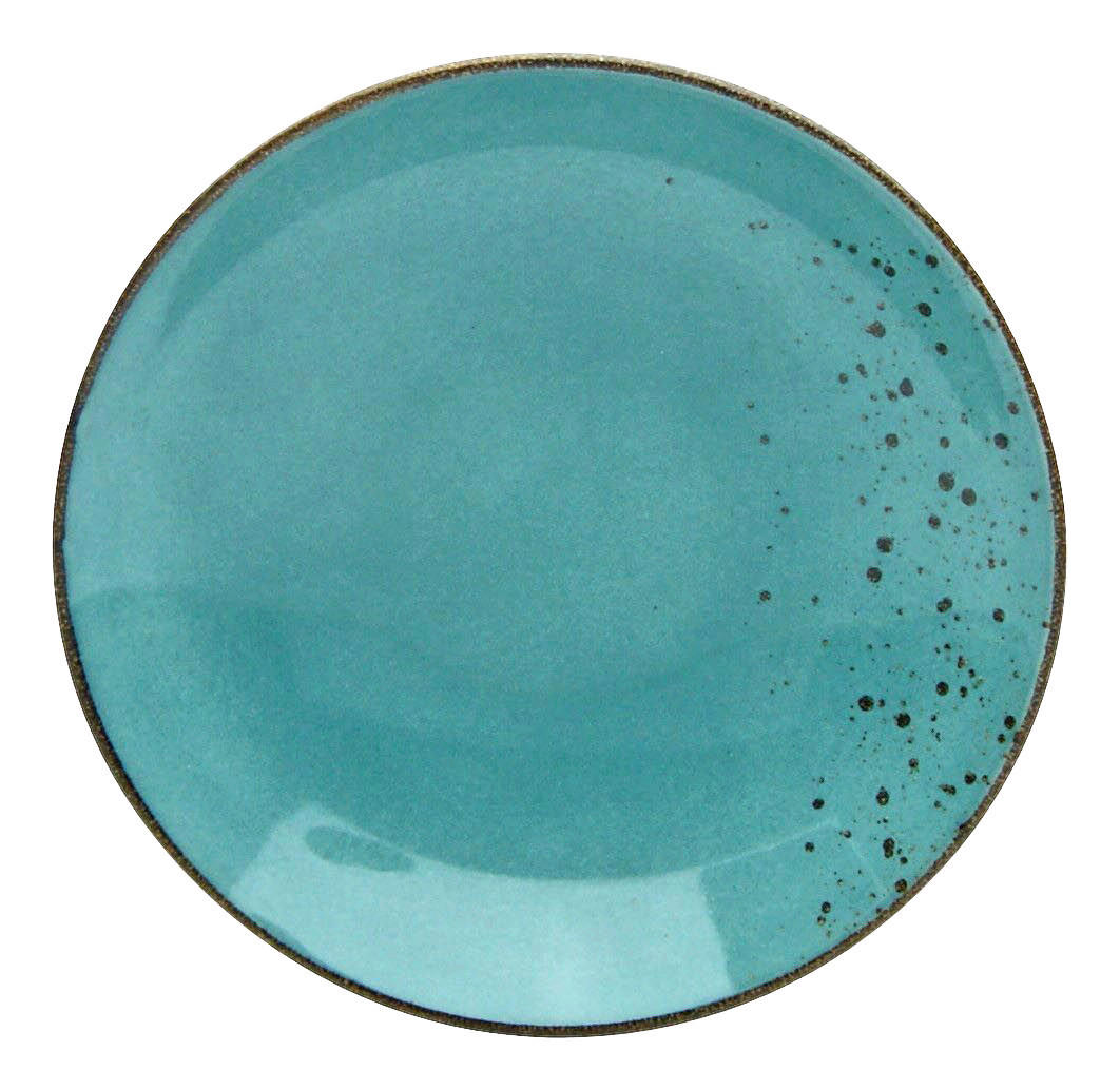 CreaTable Suppenteller NATURE COLLECTION türkis Steinzeug D: ca. 22 cm NATURE COLLECTION - türkis (22,00cm) - CreaTable